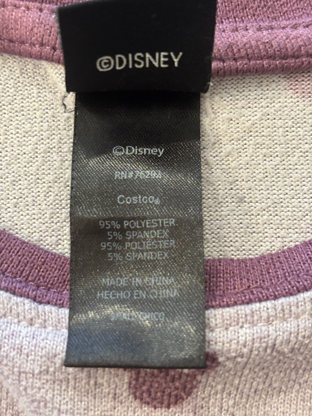 Disney Minnie Mouse Purple Lounge PJ Set - Small - Picture 7 of 13